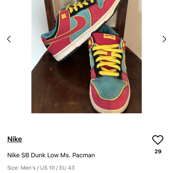 Nike SB Dunk Low “Ms PAC-Man” size 10 - Picture 3 of 8